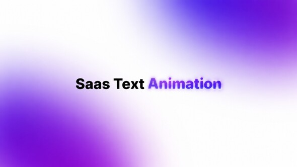Saas Text Animation Pack