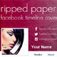 Ripped Paper Facebook Timeline Cover Template Pack - GraphicRiver Item for Sale