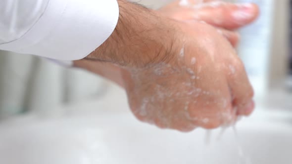 Hand washing, hand hygiene.