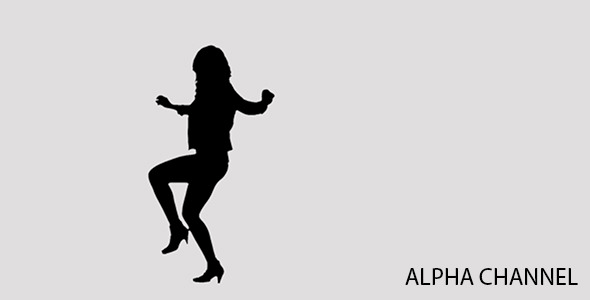 Silhouette of a Dancing Girl 5