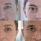 Collage of Blinking Eyes of People Looking at Camera - VideoHive Item for Sale