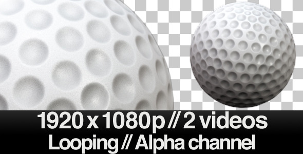 Golf Ball Spinning / Rotating Series of 2 + Alpha