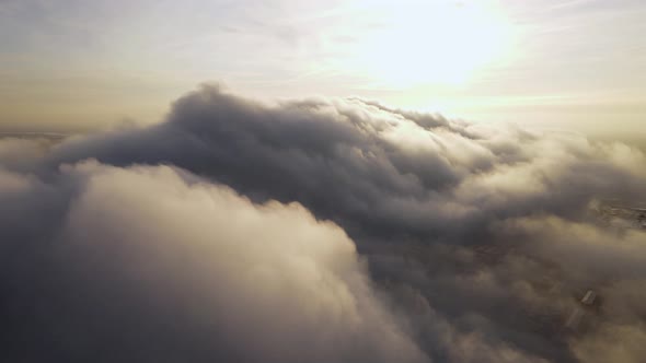 Aerial Photography Over the Clouds