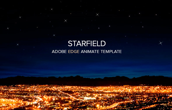 Responsive Edge Animate Starfield Template