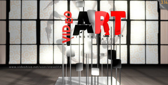 Video Art Installations / Art Exhibition Logo