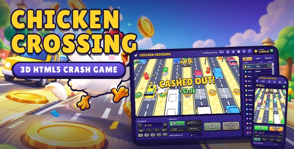 CluckForge | Chicken Crossing - 3D Crash Game