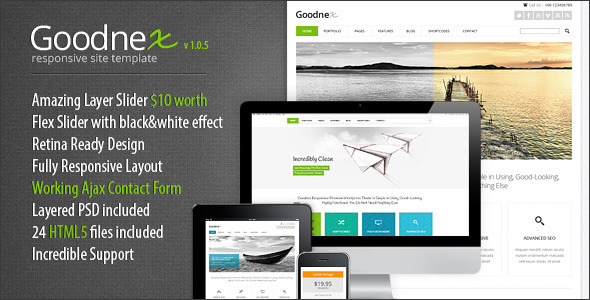 Goodnex Responsive HTML5/CSS3 Site Template