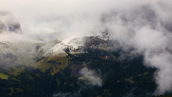 Clouds Covered Mountains