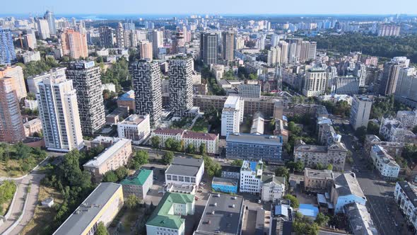 Aerial View of Kyiv By Day. Ukraine