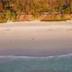 Tropical Sandy Beach at Sunset Aerial - VideoHive Item for Sale