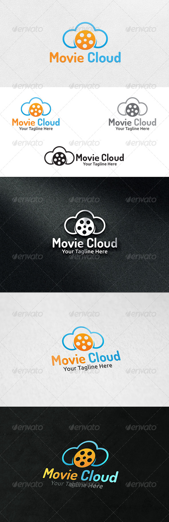 Cloud Movies - Logo Template