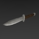 Combat Knife Low-Poly - 3DOcean Item for Sale