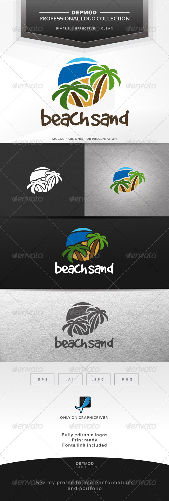 Beach Sand Logo