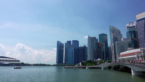 Sunny in Singapore Marina Bay