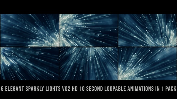 Elegant Sparkly Lights Blue V02 alt