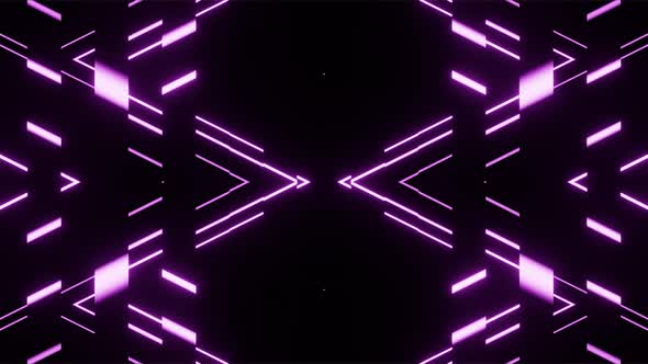 Vj Loop Purple Rave Disco Background Noised 4K