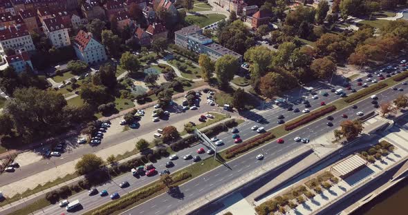 Aerial View Of Warsaw