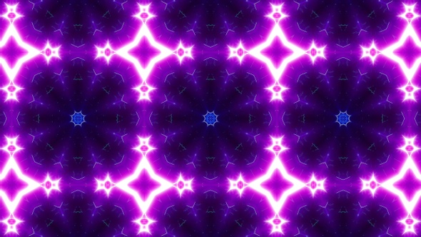 Fractal Neon Laser Beam Vj Light Kaleidoscope Loop 4K 07