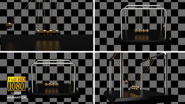 Newton's Cradle Pendulum Balls