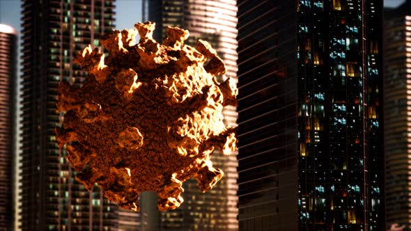 Empty City Caused By Quarantine As a Result of Coronavirus Infection alt