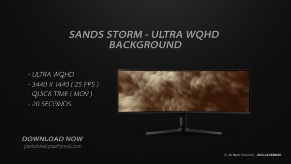 Sands Storm - Ultra WQHD Background