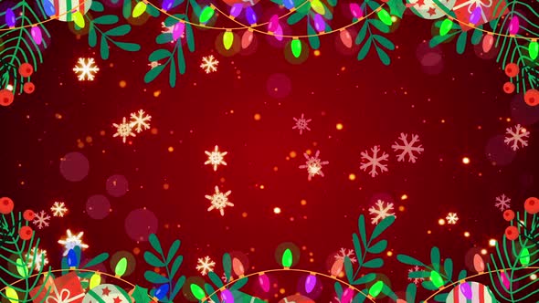 Christmas Lights Loop Background alt