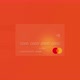 Neutral Credit Card on Colorful Background Rendered with the Glassmorphism Effect - VideoHive Item for Sale