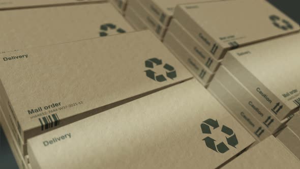 Delivery box pack production loopable seamless alt