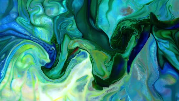 Abstract Colorful Sacral Liquid Waves Texture 620