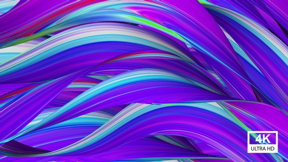 Colorful Festive Wavy Transition 4K