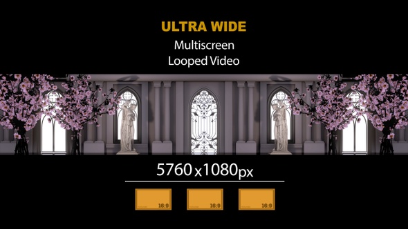Ultra Wide HD Luxury Garden Hall 01