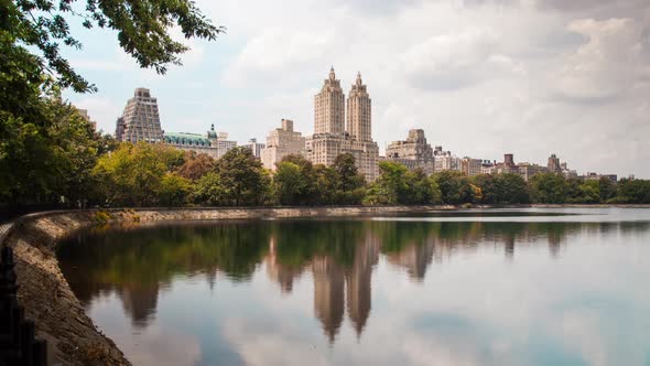 Time lapse of Central Park Lake