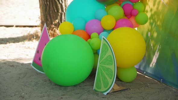 Colored Air Balloons Decoration