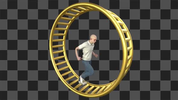 Like A Squirrel In A Wheel alt