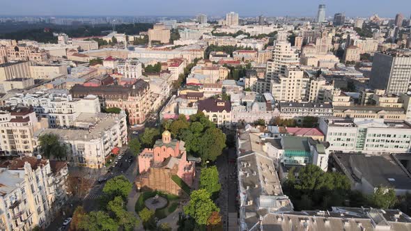 Kyiv, Ukraine Aerial View of the City, Kiev