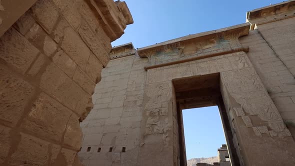 Arch At The Medinet Habu Temple In Luxor
