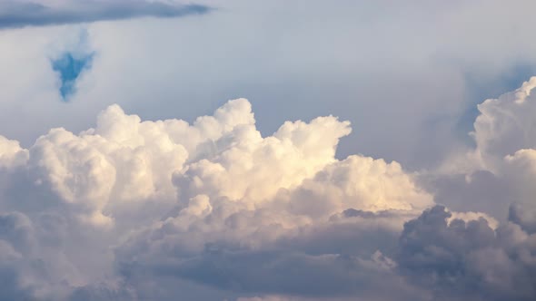 4K Timelapse: Big Clouds 04, Parma, Italy