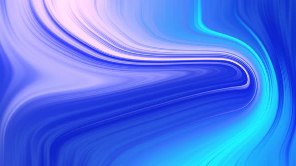 Fluid vibrant gradient footage. Moving 4k animation of dark and light blue white colors