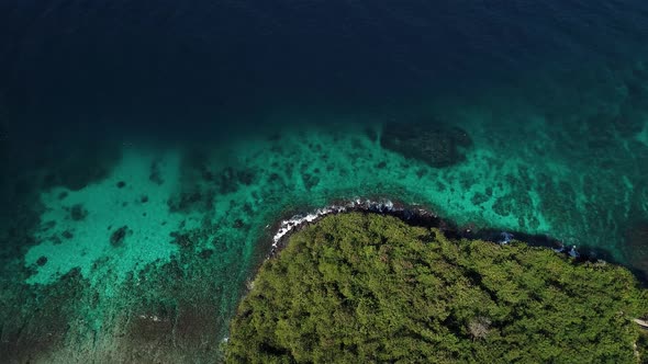 Tropical Beach and Blue Lagoon