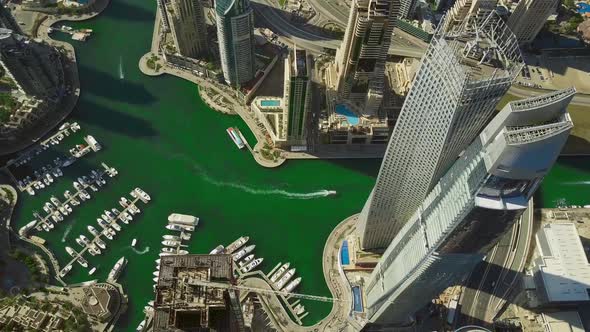 Skyline of Dubai Marina