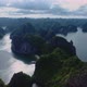 Panorama Ariel View Bai Tu Long -  Part Of Ha Long Bay - Vietnam - VideoHive Item for Sale