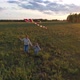 The Mother and Boy Run with a Kite on a Green Field - VideoHive Item for Sale