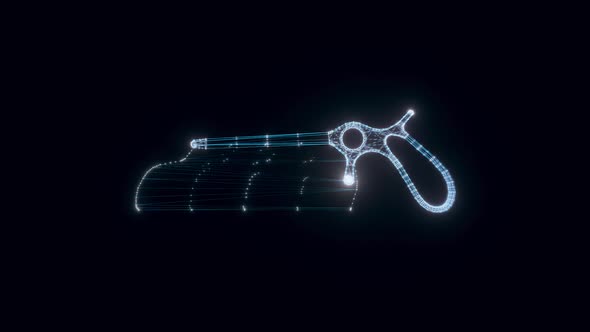 Medical Saw Hologram Rotating Hd alt