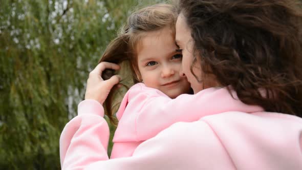 Mom and Daughter Portrait