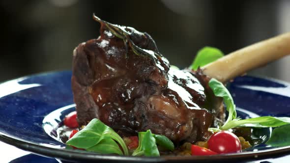 Lamb Shank Sauce Ratatouille