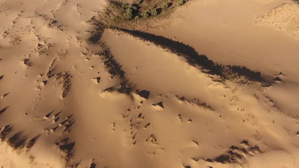 Aerial View Of Sand Dunes, South Africa