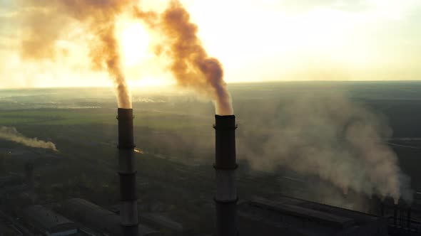 Polluting Factory at Dawn, Time-lapse