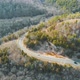 Aerial of Cars Driving On Curvy Scenic Road - VideoHive Item for Sale