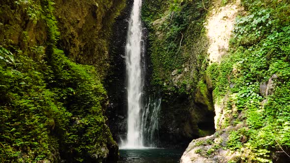 Beautiful Tropical Waterfall