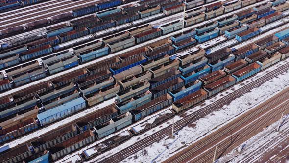 Empty Trains in Depot